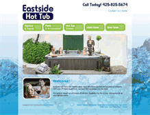 Tablet Screenshot of eastsidehottub.com
